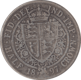 1897 HALFCROWN ( GF ) - HALFCROWN - Cambridgeshire Coins