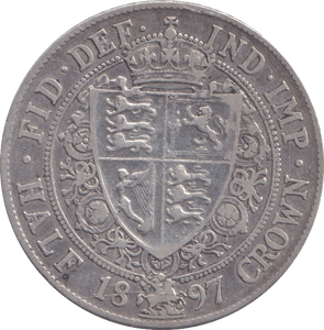 1897 HALFCROWN ( GF ) - HALFCROWN - Cambridgeshire Coins