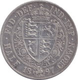 1897 HALFCROWN ( GF ) - HALFCROWN - Cambridgeshire Coins