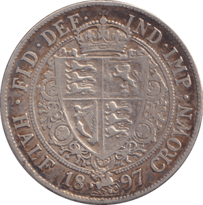 1897 HALFCROWN ( GF ) - WORLD COINS - Cambridgeshire Coins