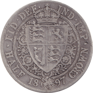 1897 HALFCROWN ( GF ) - WORLD COINS - Cambridgeshire Coins