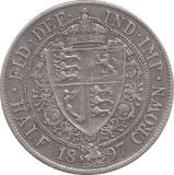 1897 HALFCROWN ( GVF ) - HALFCROWN - Cambridgeshire Coins