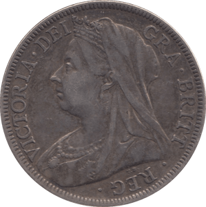 1897 HALFCROWN ( GVF ) - Halfcrown - Cambridgeshire Coins
