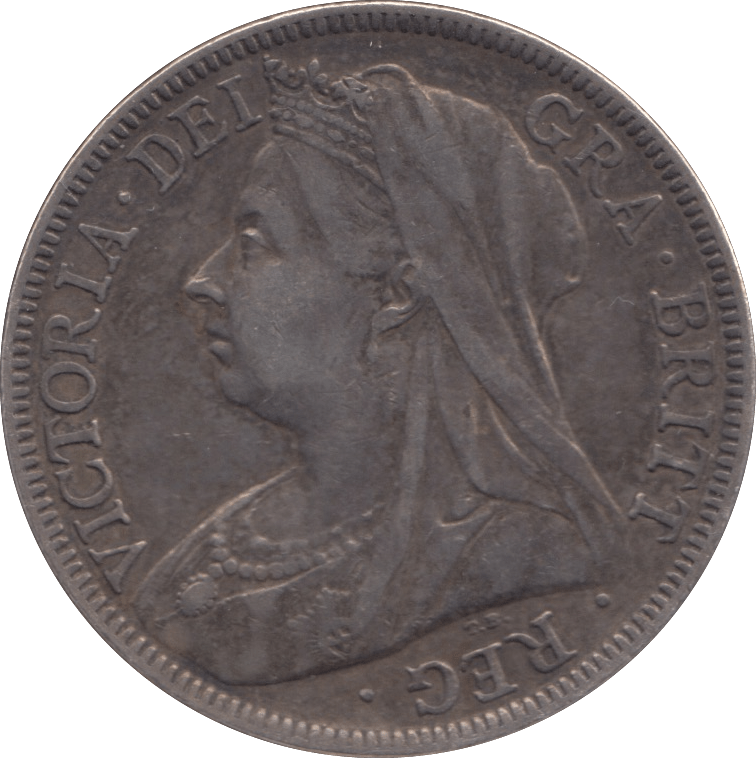 1897 HALFCROWN ( GVF ) - Halfcrown - Cambridgeshire Coins