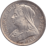 1897 HALFCROWN ( UNC ) - HALFCROWN - Cambridgeshire Coins