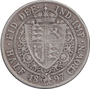 1897 HALFCROWN ( VF ) - HALFCROWN - Cambridgeshire Coins