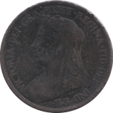 1897 HALFPENNY ( FINE ) - HALFPENNY - Cambridgeshire Coins