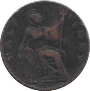 1897 HALFPENNY ( FINE ) - HALFPENNY - Cambridgeshire Coins