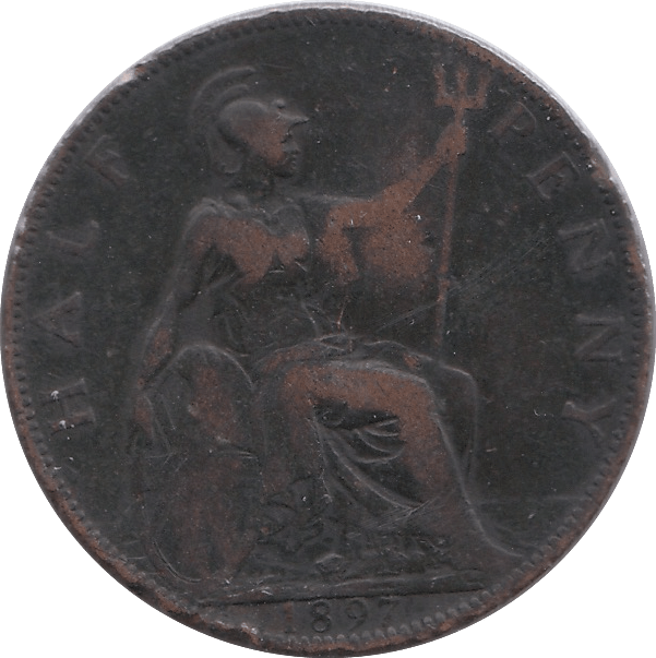 1897 HALFPENNY ( FINE ) - HALFPENNY - Cambridgeshire Coins