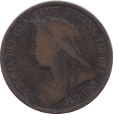1897 HALFPENNY ( FINE ) - Halfpenny - Cambridgeshire Coins