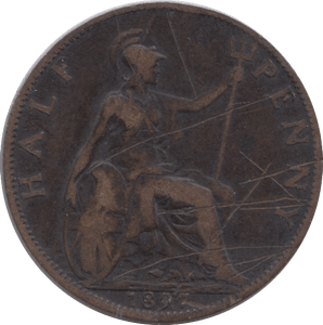 1897 HALFPENNY ( FINE ) - Halfpenny - Cambridgeshire Coins