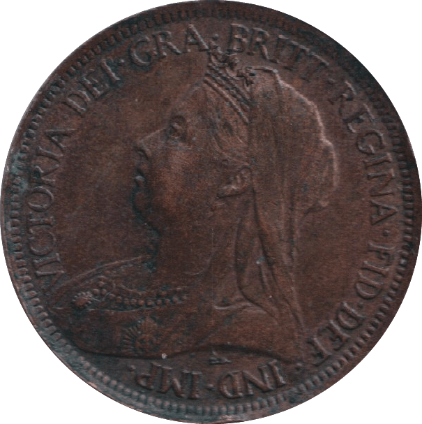 1897 HALFPENNY ( UNC ) - HALFPENNY - Cambridgeshire Coins