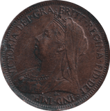 1897 HALFPENNY ( UNC ) - HALFPENNY - Cambridgeshire Coins