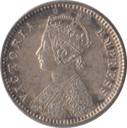 1897 INDIA 1/12 ANNA - WORLD COINS - Cambridgeshire Coins