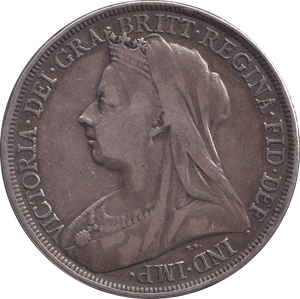 1897 LX CROWN ( FINE ) - CROWN - Cambridgeshire Coins