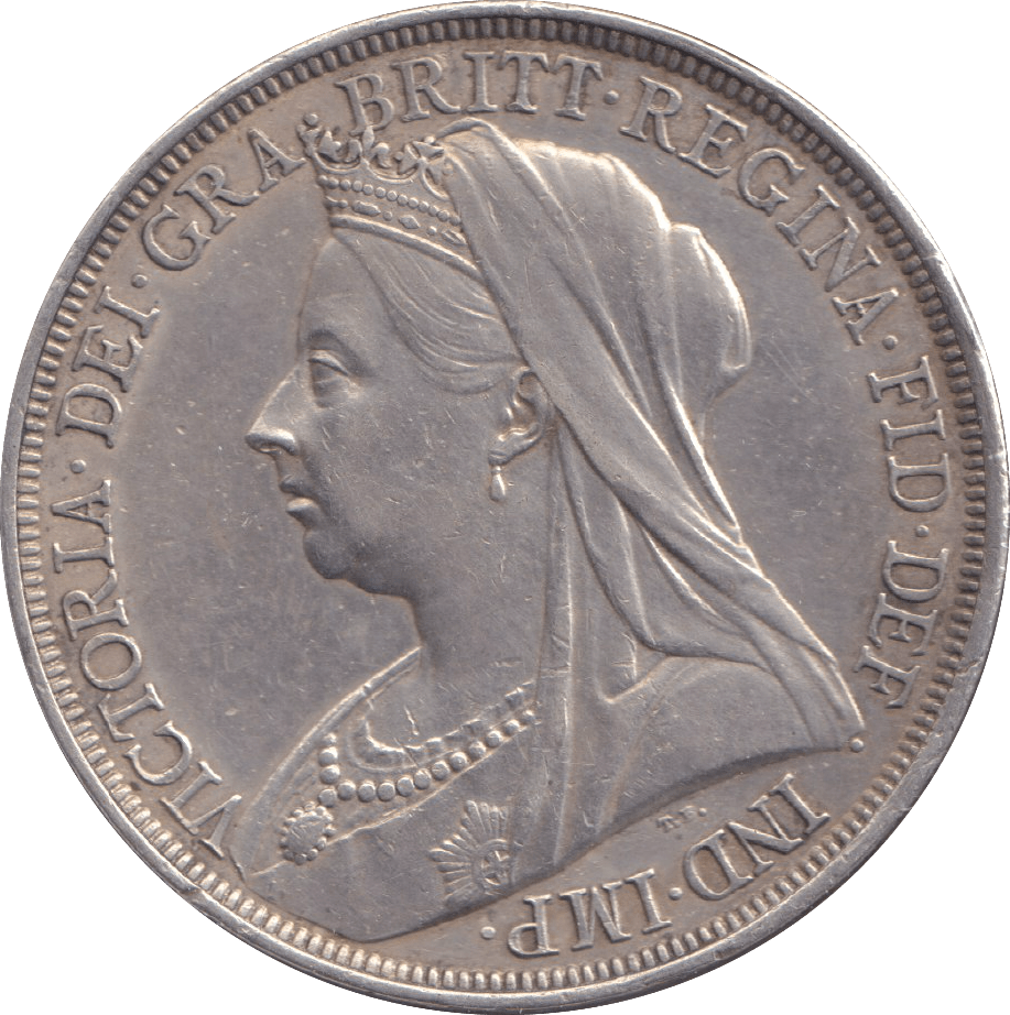 1897 LXI CROWN ( EF ) - CROWN - Cambridgeshire Coins