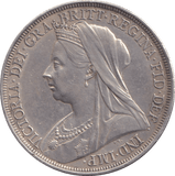 1897 LXI CROWN ( EF ) - CROWN - Cambridgeshire Coins