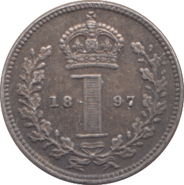 1897 MAUNDY ONE PENNY ( EF ) - MAUNDY ONE PENNY - Cambridgeshire Coins
