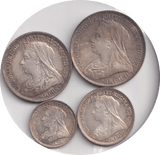 1897 MAUNDY SET VICTORIA - Maundy Set - Cambridgeshire Coins