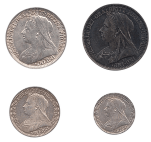 1897 MAUNDY SET VICTORIA - Maundy Set - Cambridgeshire Coins