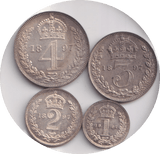 1897 MAUNDY SET VICTORIA - Maundy Set - Cambridgeshire Coins