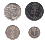 1897 MAUNDY SET VICTORIA - Maundy Set - Cambridgeshire Coins