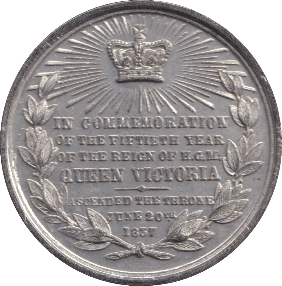 1897 MEDALLION DIAMOND JUBILEE OF QUEEN VICTORIA - MEDALS & MEDALLIONS - Cambridgeshire Coins