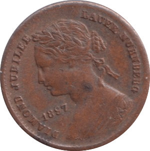 1897 ONE PENNY TOY MONEY - TOY MONEY - Cambridgeshire Coins