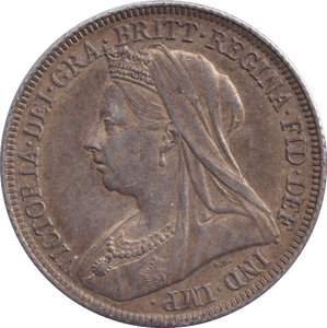 1897 ONE SHILLING ( EF ) - SHILLING - Cambridgeshire Coins
