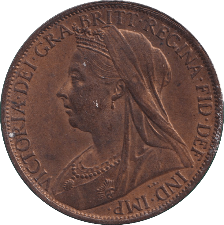 1897 PENNY ( AUNC ) - PENNY - Cambridgeshire Coins