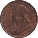 1897 PENNY ( AUNC ) - PENNY - Cambridgeshire Coins
