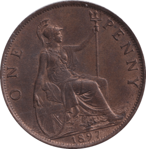 1897 PENNY ( EF ) - PENNY - Cambridgeshire Coins