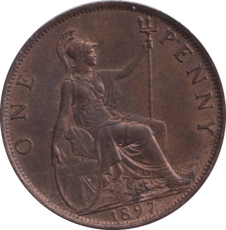 1897 PENNY ( EF ) - PENNY - Cambridgeshire Coins