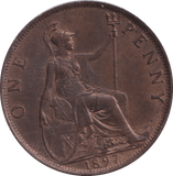 1897 PENNY ( EF ) - PENNY - Cambridgeshire Coins
