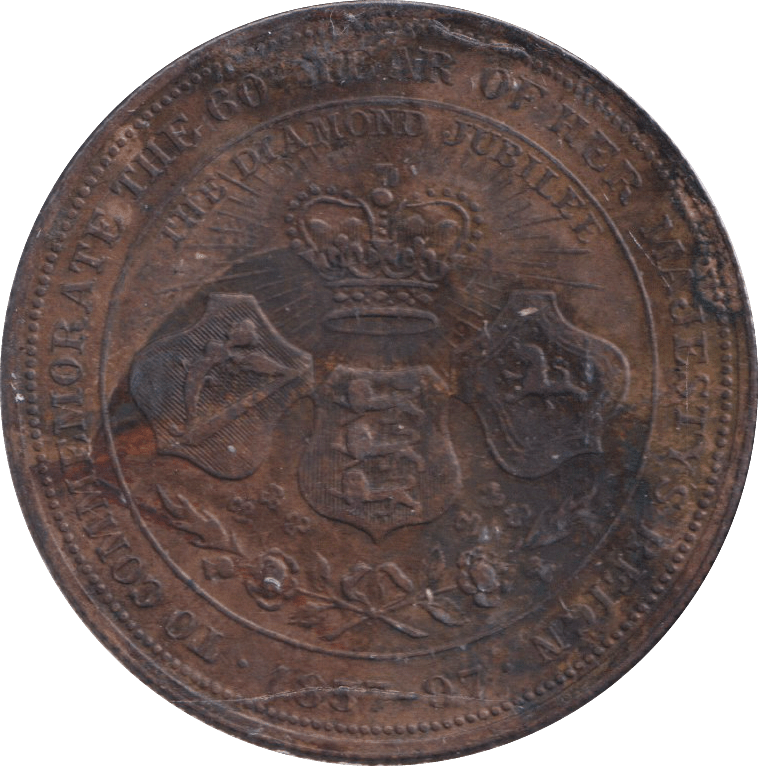 1897 QUEEN VICTORIA DIAMOND JUBILEE MEDALLION - MEDALS & MEDALLIONS - Cambridgeshire Coins