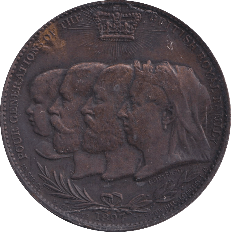 1897 QUEEN VICTORIA DIAMOND JUBILEE MEDALLION - MEDALS & MEDALLIONS - Cambridgeshire Coins