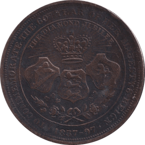 1897 QUEEN VICTORIA DIAMOND JUBILEE MEDAL - WORLD COINS - Cambridgeshire Coins