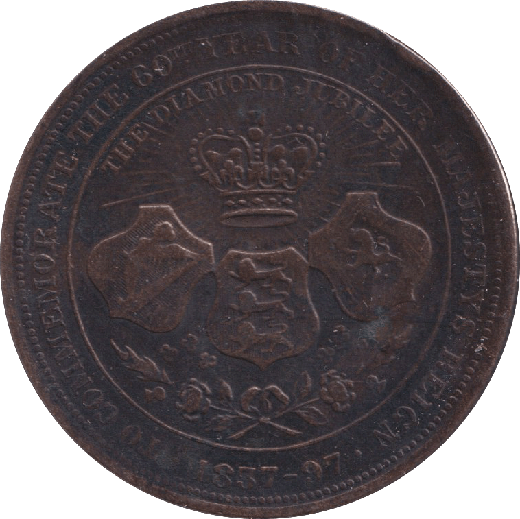 1897 QUEEN VICTORIA DIAMOND JUBILEE MEDAL - WORLD COINS - Cambridgeshire Coins