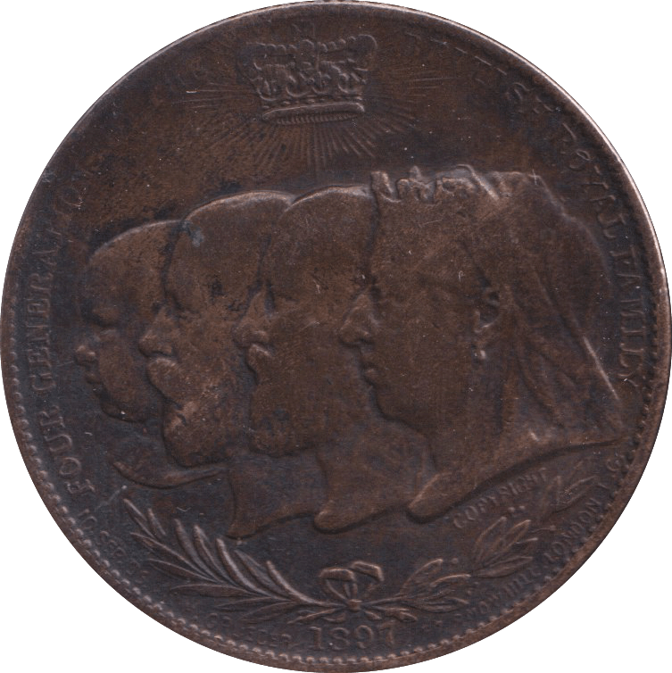 1897 QUEEN VICTORIA DIAMOND JUBILEE MEDAL - WORLD COINS - Cambridgeshire Coins