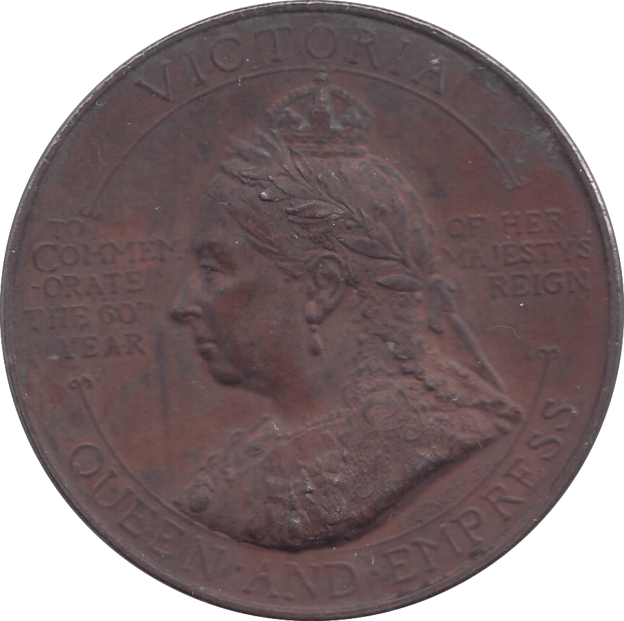 1897 QUEEN VICTORIA JUBILEE MEDALLION - MEDALS & MEDALLIONS - Cambridgeshire Coins