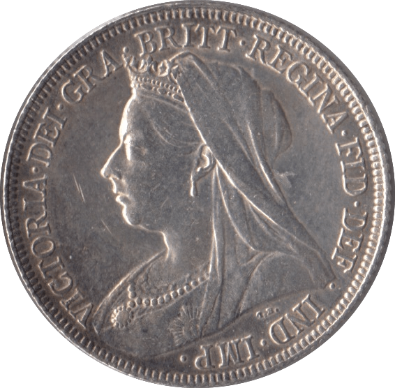 1897 SHILLING ( AUNC ) - SHILLING - Cambridgeshire Coins
