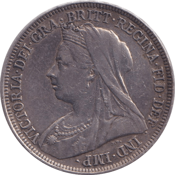 1897 SHILLING ( EF ) - SHILLING - Cambridgeshire Coins