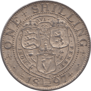 1897 SHILLING ( EF ) - Shilling - Cambridgeshire Coins