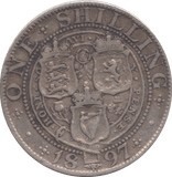 1897 SHILLING ( GF ) - SHILLING - Cambridgeshire Coins