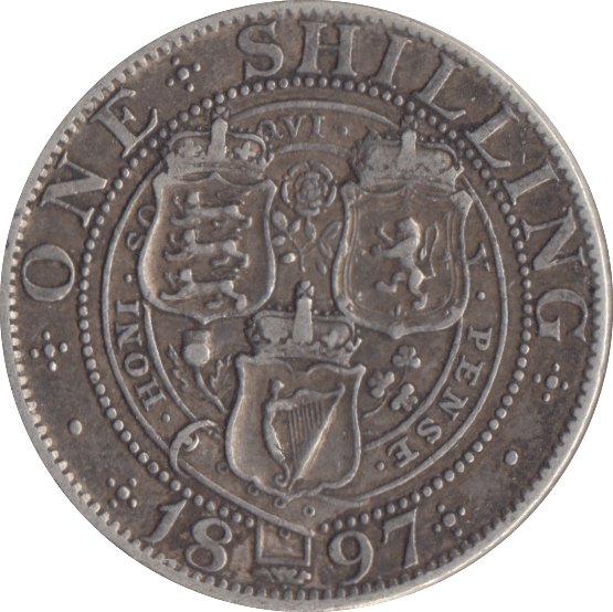 1897 SHILLING ( GF ) - SHILLING - Cambridgeshire Coins
