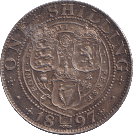 1897 SHILLING ( UNC ) - SHILLING - Cambridgeshire Coins