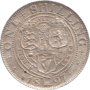 1897 SHILLING ( UNC ) - SHILLING - Cambridgeshire Coins