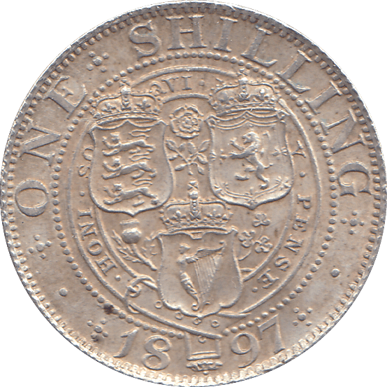 1897 SHILLING ( UNC ) - SHILLING - Cambridgeshire Coins