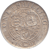 1897 SHILLING ( UNC ) - SHILLING - Cambridgeshire Coins
