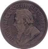 1897 SILVER 2 1/2 SHILLING SOUTH AFRICA - SILVER WORLD COINS - Cambridgeshire Coins